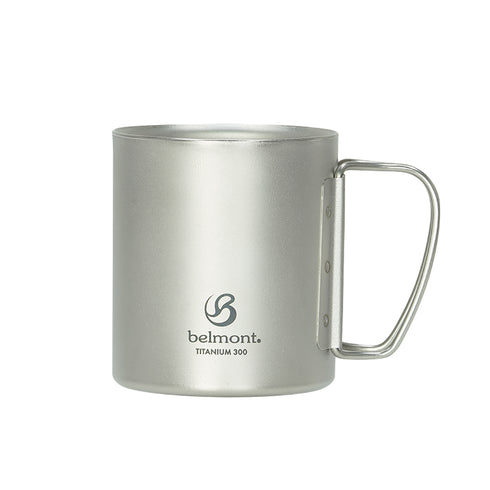 belmont BM-501 Titanium Double-walled Mug 300ml (Renewal) 雙層摺柄鈦杯